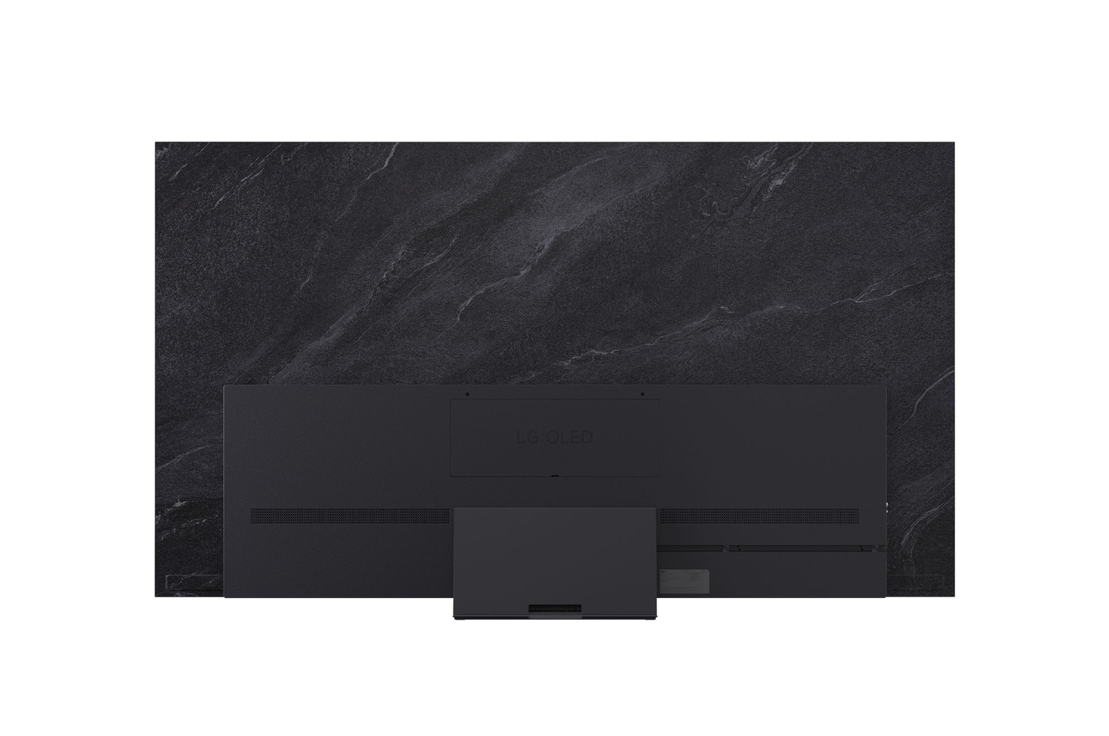 LG OLED evo AI C5 4K Smart TV’nin arkadan görünümü.