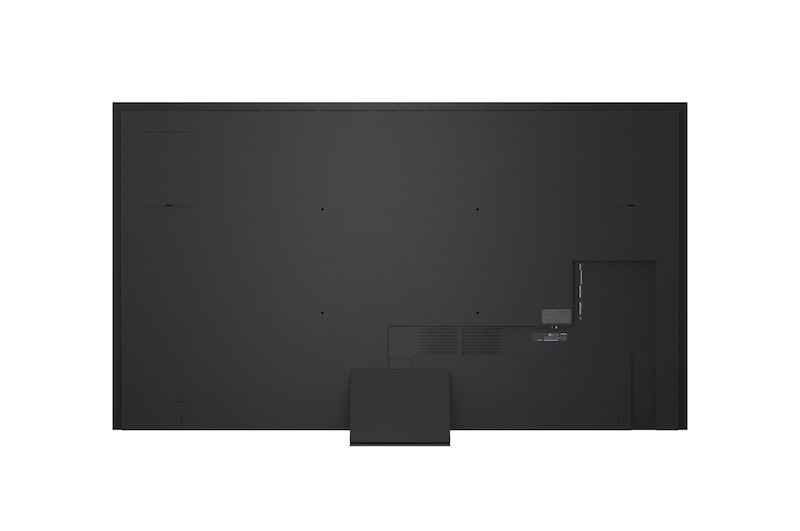 LG QNED evo AI QNED85 4K Smart TV’nin önden ve yandan görünümü uzunluk, genişlik, yükseklik ve derinlik boyutlarını gösteriyor.
