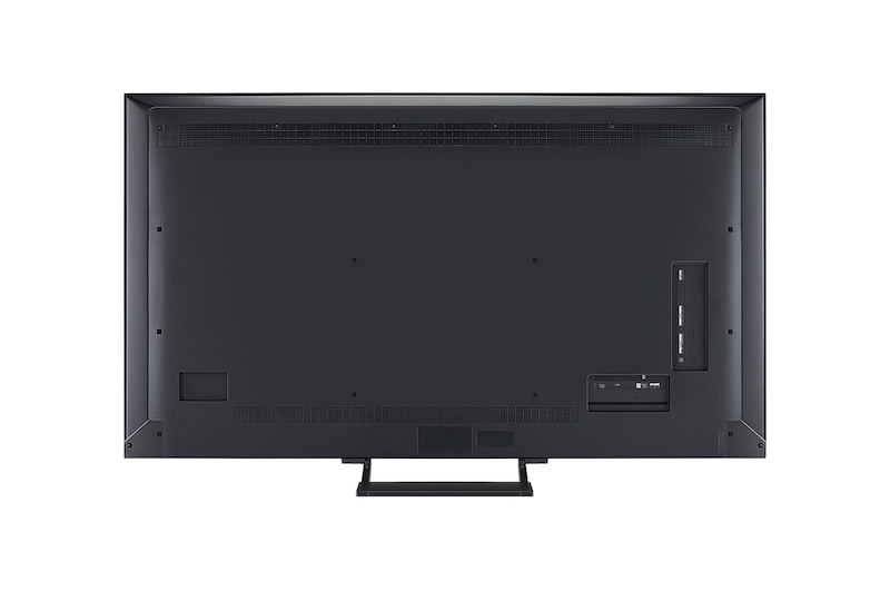 LG QNED evo QNED92 TV’nin arkadan görünümü.