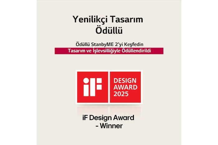 iF Design Award 2025 logosu. Design Award Ödül Sahibi.