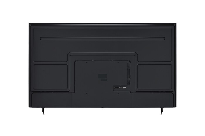 LG UHD UA75 TV’nin arkadan görünümü.