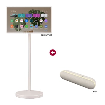 LG StanbyME 2 Kişisel Ekran ve XT7S Hoparlör Paketi , 27LX6TDGA.XT7S