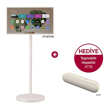 LG StanbyME 2 Kişisel Ekran Satın Alımlarında XT7S Hoparlör Hediye, 27LX6TDGA.XT7S