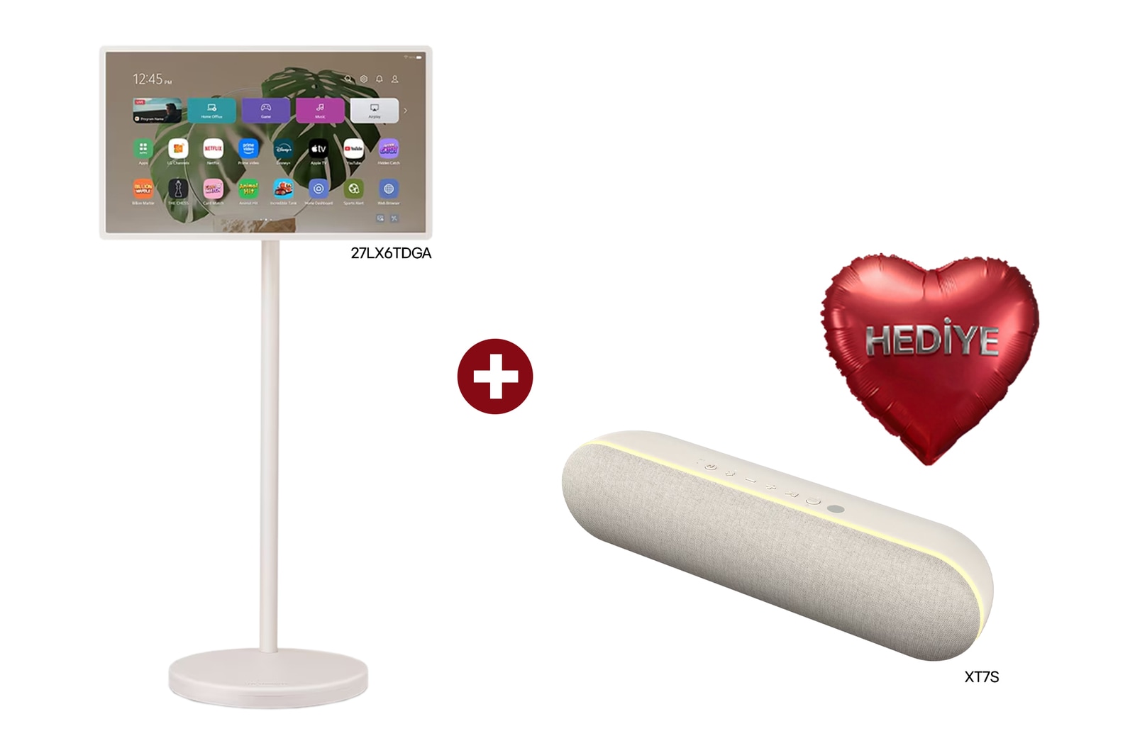 LG StanbyME 2 Kişisel Ekran Satın Alımlarında XT7S Hoparlör Hediye, 27LX6TDGA.XT7S