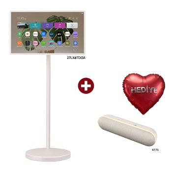 LG StanbyME 2 Kişisel Ekran Satın Alımlarında XT7S Hoparlör Hediye, 27LX6TDGA.XT7S