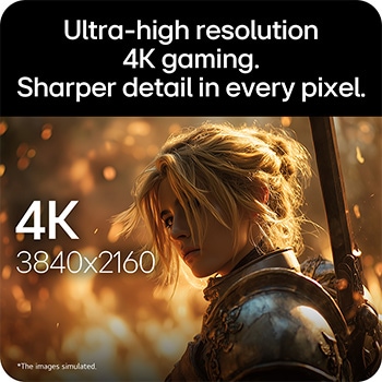 FHD 1920x1080 vs 4K 3840x2160 gaming graphics comparison showing sharper detail and clearer visuals in 4K