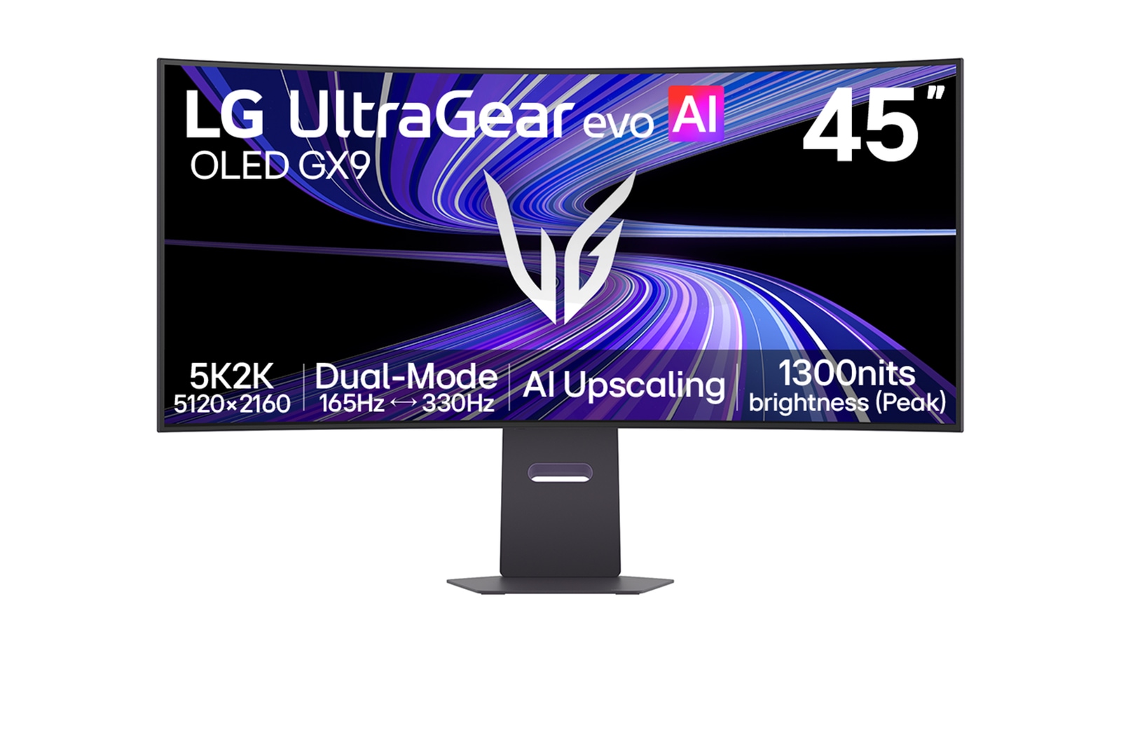 45 inç UltraGear evo GX9, Dünyanın İlk AI Yükseltme 45 inç 5K2K