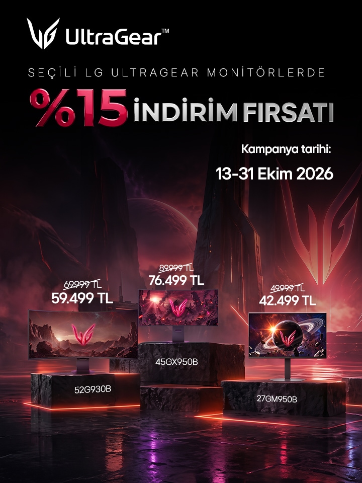 LG ULTRAGEAR Modellerde İndirim