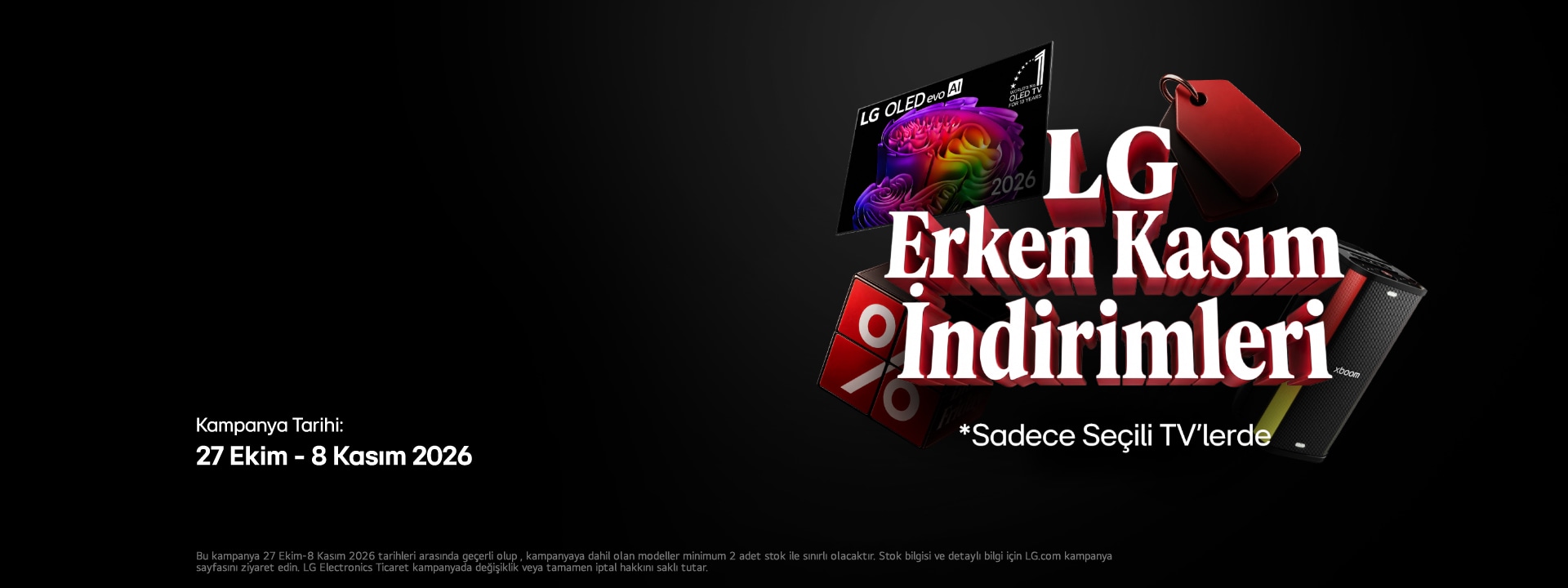 LG Erken Kasım İndirimleri