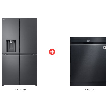 LG 636L Gardırop Tipi Buzdolabı ve LG QuadWash™ Bulaşık Makinesi