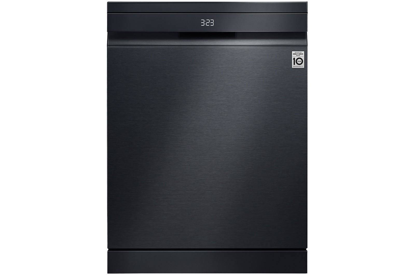 %A-10 Enerji verimliliği ile 60 cm QuadWash™ Bağımsız Bulaşık Makinesi Matte siyahın önden görünümü. ({Sales Model Code})