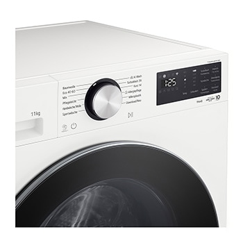 LG Çamaşır Makinesi | 11 Kg Yıkama Kapasitesi | 6 Hareketli | AI DD™ | Buhar Özellikli | Parlak Beyaz Renk