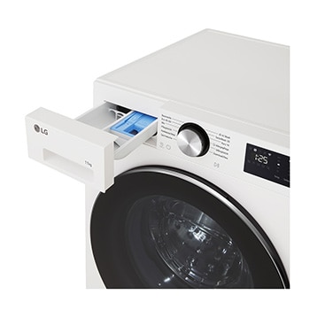 LG Çamaşır Makinesi | 11 Kg Yıkama Kapasitesi | 6 Hareketli | AI DD™ | Buhar Özellikli | Parlak Beyaz Renk