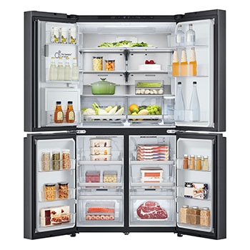 Front open door with door