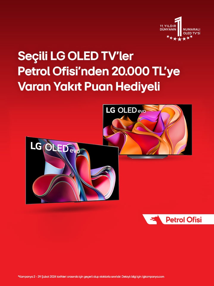 LG OLED Petrol Ofisi Kampanyası