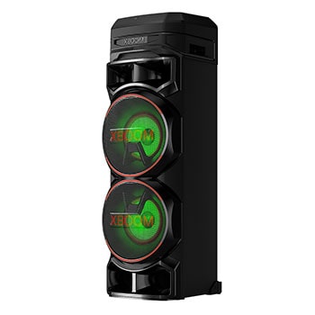 left 30 degree view with green lighting