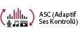 LG Soundbar SQC2 özelliklerinin piktogramı.