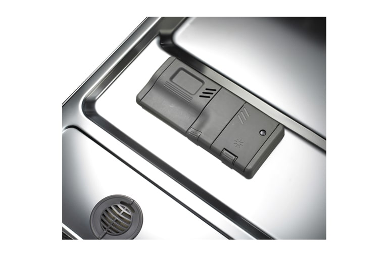 LG A++, Siyah Renk, True Steam™/ Buharlı Yıkama, LCD Kontrol Ekranı, Smart Rack™, D1454DF