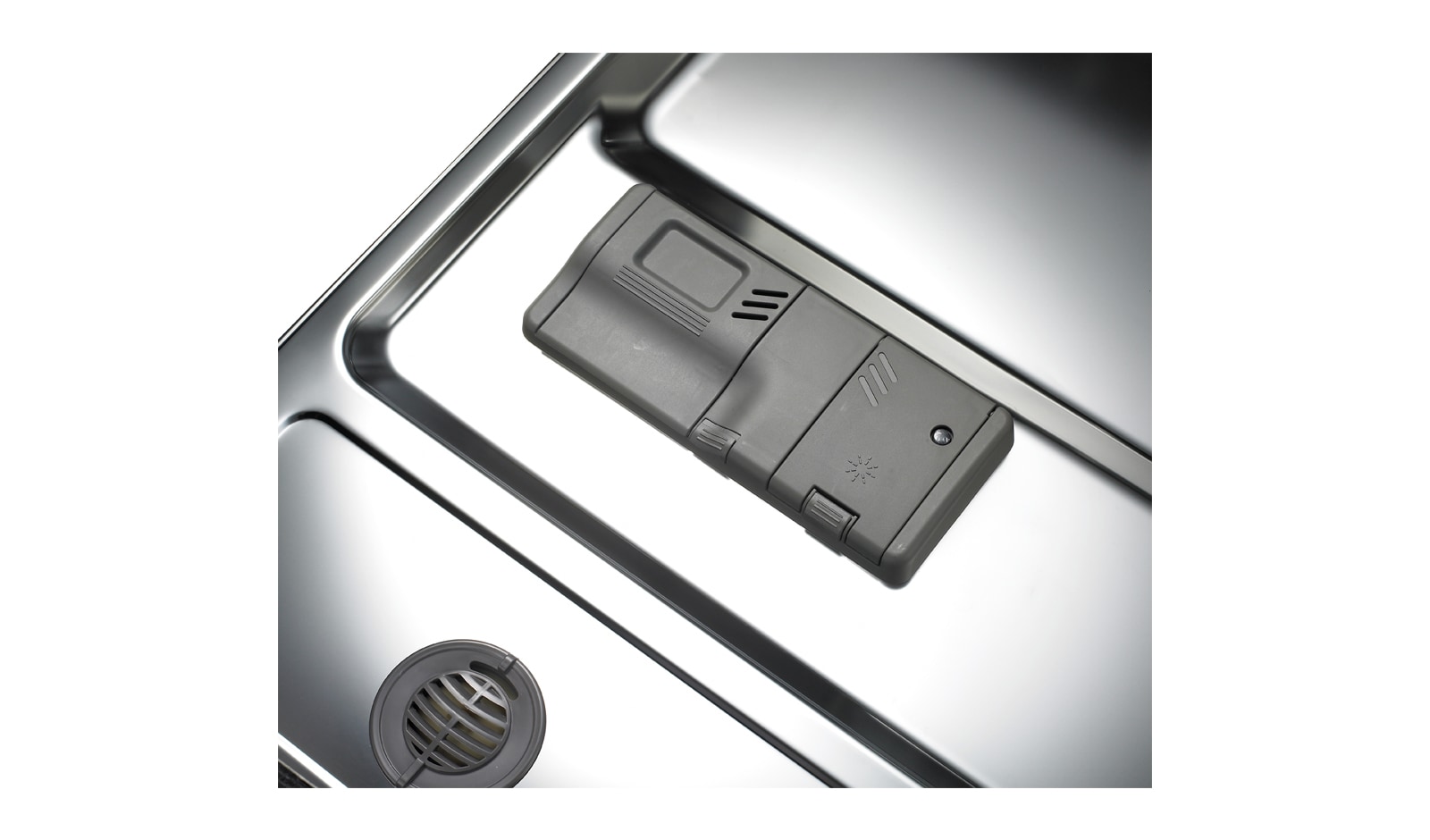 LG A++, Siyah Renk, True Steam™/ Buharlı Yıkama, LCD Kontrol Ekranı, Smart Rack™, D1454DF