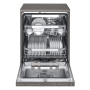 LG Bulaşık Makinesi | QuadWash™ Teknolojisi | 10 Yıl Motor Garantili | 3 Raflı | E Enerji Sınıfı | Metalik Siyah Renk, DFC325HD