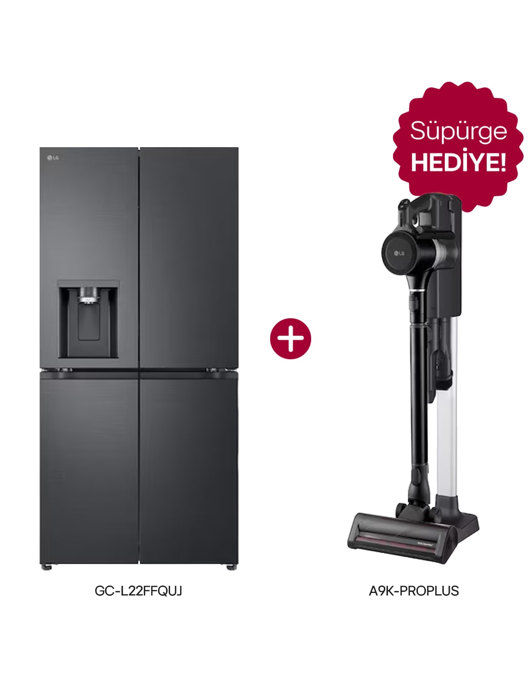 LG Gardırop Tipi No Frost Buzdolabı | Yapay Zeka Destekli | 506