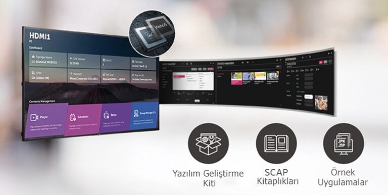 Sezgisel GUI ile birden fazla görev aynı anda yapılabilir.