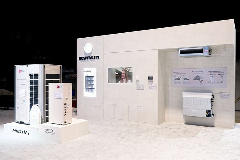 LG, Şikago’da gerçekleştirilen AHR EXPO Fuarı’nda Multi V i ve Orta Statik Kanallı sistem ile Hydro Kit’i sergiliyor.