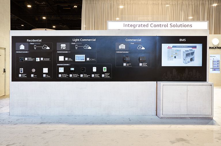 LG, Şikago’da gerçekleştirilen AHR EXPO’da çok çeşitli LG HVAC kontrol sistemi dizisi sundu.
