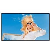 75&#39;&#39; UHD 4.000 nit Vitrin Ekranı 75XS4G-B için önden görünüm