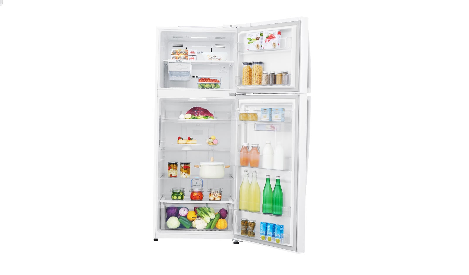 LG A+, 478 Litre, 70cm Genişlik, No Frost, Beyaz, GC-A502HQHU