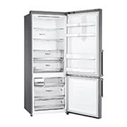LG No Frost Buzdolabı | 462 Litre Kapasite | E Enerji Sınıfı | FRESHBalancer™ | DoorCooling+™ | Metalik Gri Renk, GC-B569BLCM