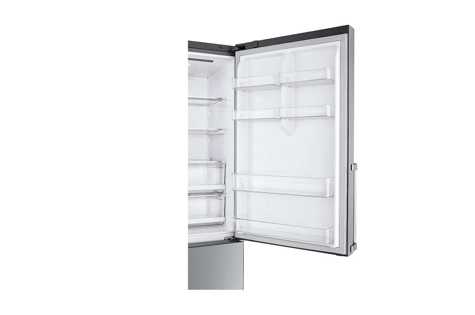 LG No Frost Buzdolabı  500 Litre 70,5cm Genişlik DoorCooling+™ E Enerji Sınıfı Metalik Gri, GC-B569BLCZ