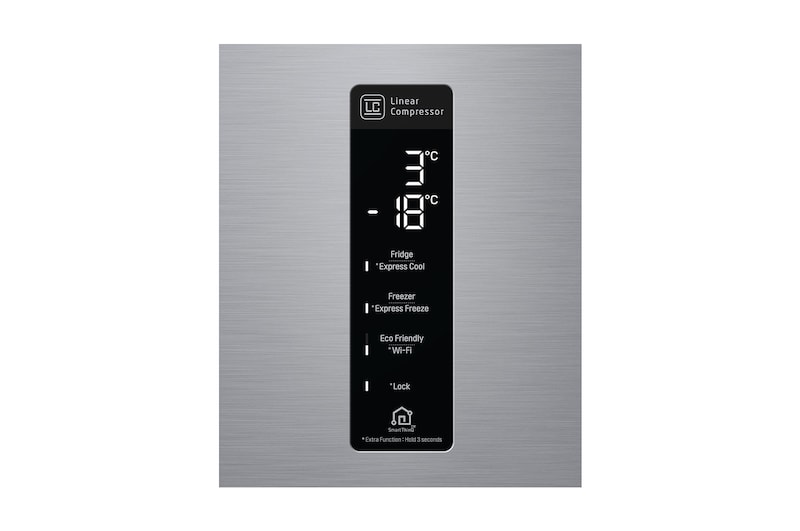 LG No Frost Buzdolabı  499 Litre  70cm Genişlik DoorCooling+™ E Enerji Sınıfı Metalik Gri, GC-B569NLHZ