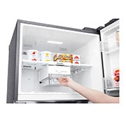 LG A+, Pratik Kapı™, 454 Litre, 70cm Genişlik, No Frost, İnoks, GC-D502HLAM