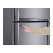 LG A+, Pratik Kapı™, 454 Litre, 70cm Genişlik, No Frost, İnoks, GC-D502HLAM