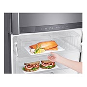 LG A+, Pratik Kapı™, 454 Litre, 70cm Genişlik, No Frost, İnoks, GC-D502HLAM