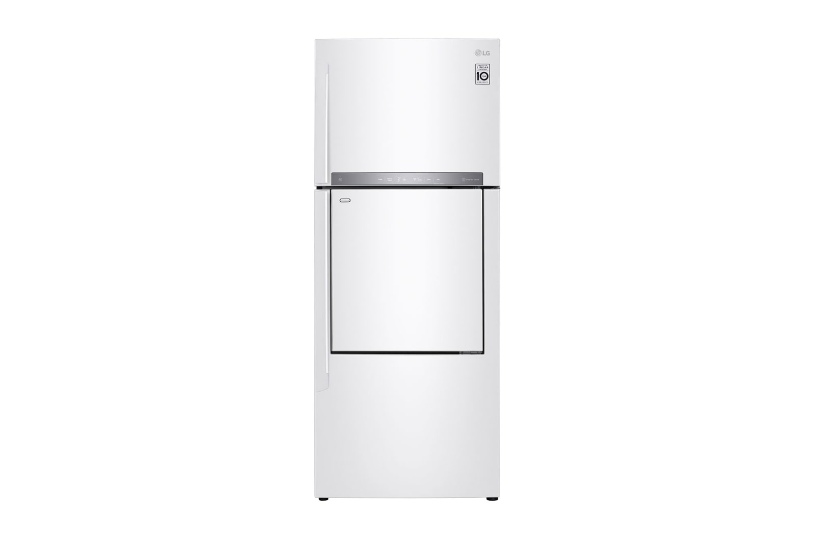 LG Pratik Kapılı 454litre Paslanmaz Çelik VCM Çift Dondurucu Üstte Buzdolabı, GC-D502HQAM