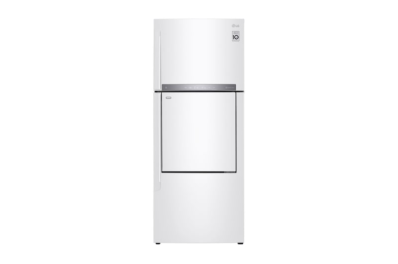 LG Pratik Kapılı 454litre Paslanmaz Çelik VCM Çift Dondurucu Üstte Buzdolabı, GC-D502HQAM