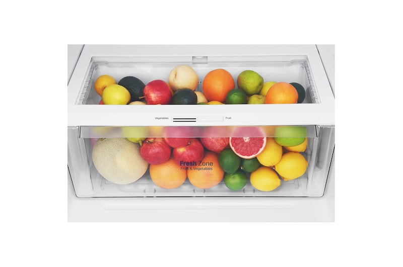 LG Pratik Kapılı 454litre Paslanmaz Çelik VCM Çift Dondurucu Üstte Buzdolabı, GC-D502HQAM