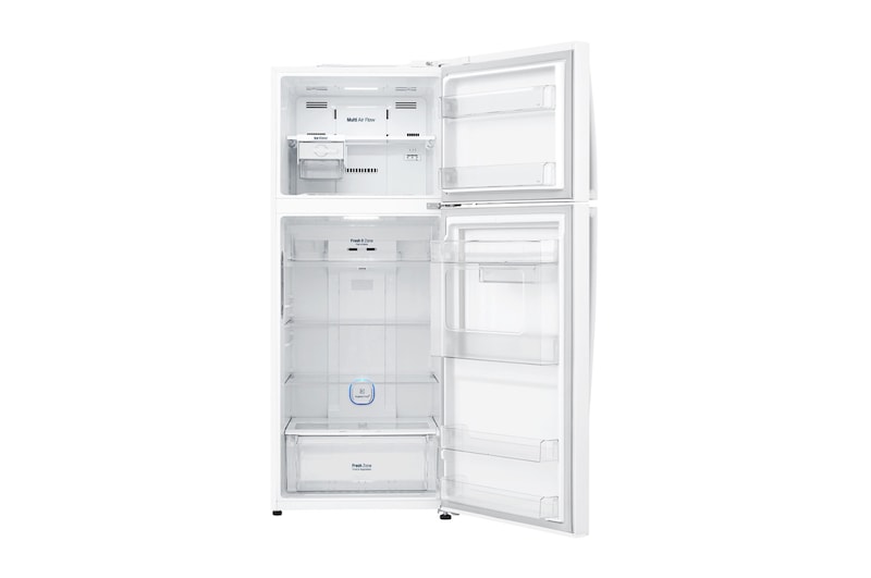 LG Pratik Kapılı 454litre Paslanmaz Çelik VCM Çift Dondurucu Üstte Buzdolabı, GC-D502HQAM