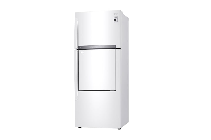LG Pratik Kapılı 454litre Paslanmaz Çelik VCM Çift Dondurucu Üstte Buzdolabı, GC-D502HQAM