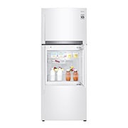 Pratik Kapılı 454litre Paslanmaz Çelik VCM Çift Dondurucu Üstte Buzdolabı GC-D502HQAM için önden görünüm