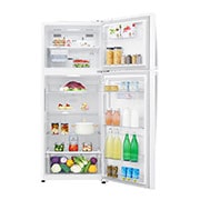 LG Pratik Kapılı 454litre Paslanmaz Çelik VCM Çift Dondurucu Üstte Buzdolabı, GC-D502HQAM
