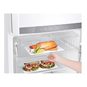 LG Pratik Kapılı 454litre Paslanmaz Çelik VCM Çift Dondurucu Üstte Buzdolabı, GC-D502HQAM