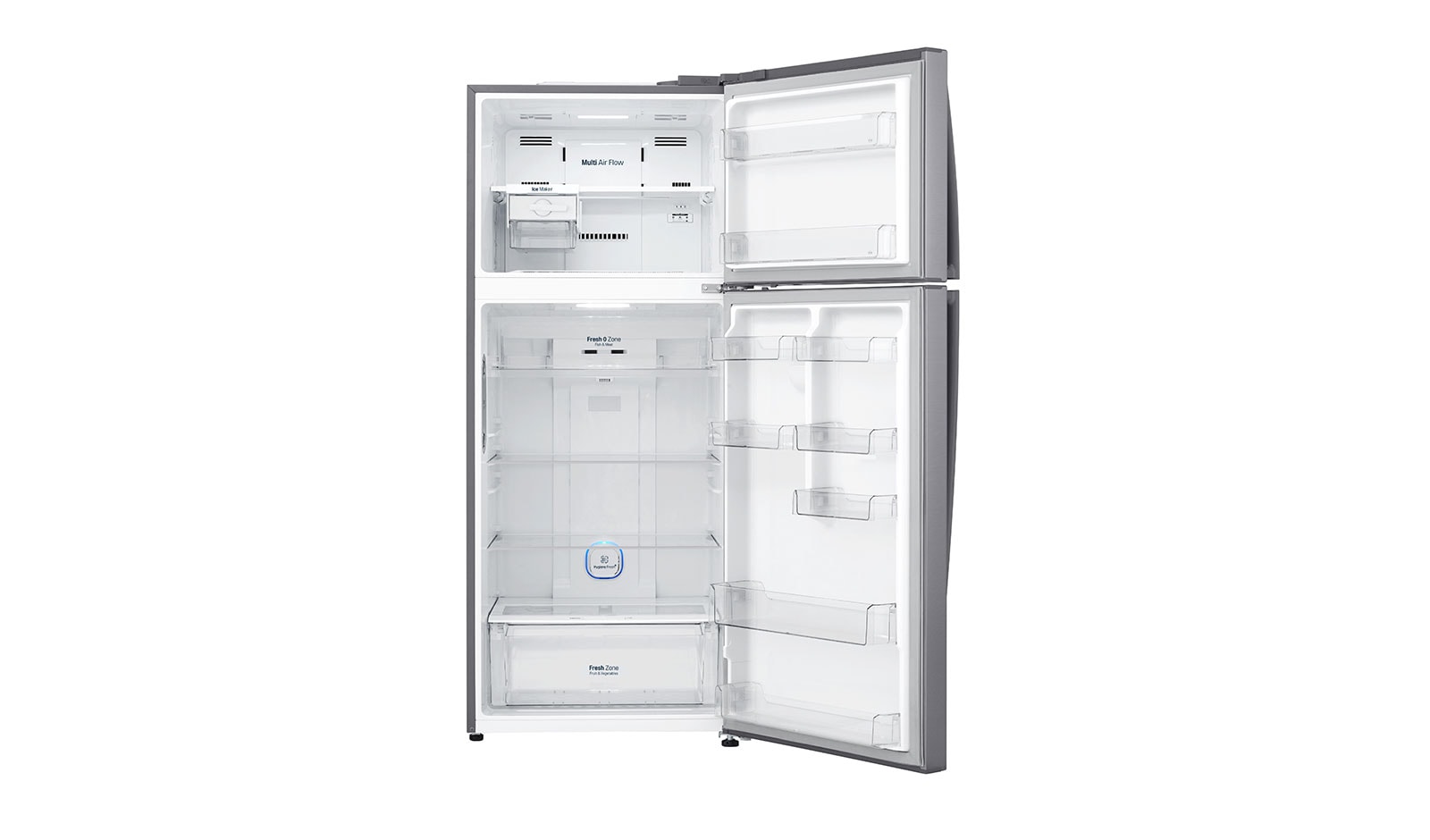 LG No Frost Buzdolabı  438 Litre  70cm  Genişlik E Enerji Sınıfı Metalik Gri, GC-H502HLHU