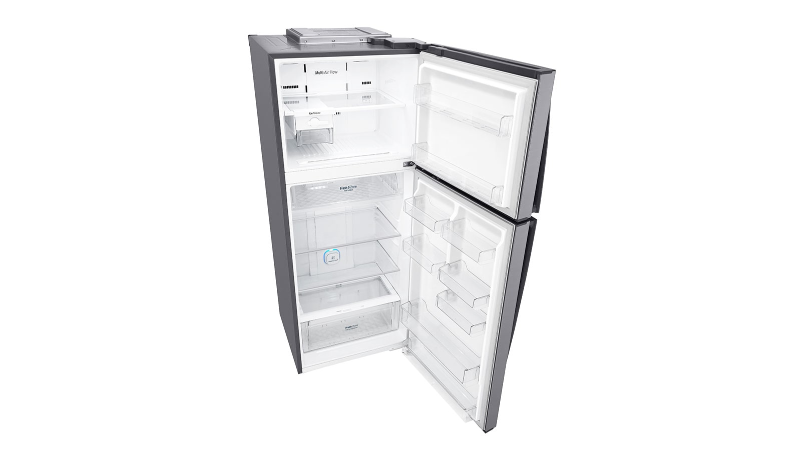 LG No Frost Buzdolabı  438 Litre  70cm  Genişlik E Enerji Sınıfı Metalik Gri, GC-H502HLHU