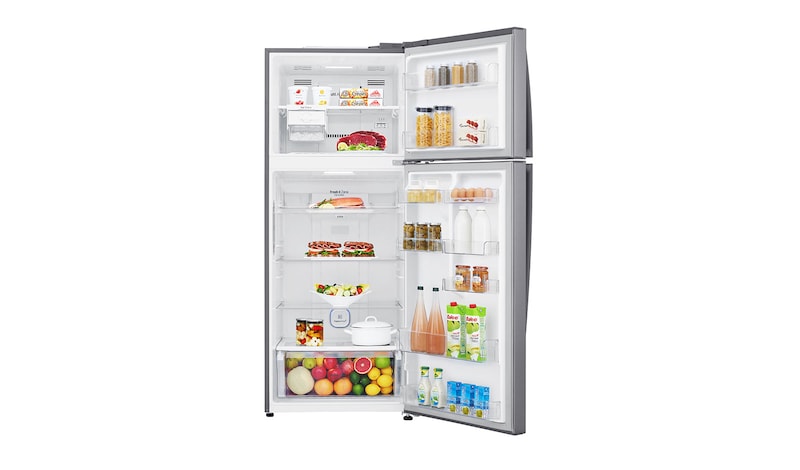 LG No Frost Buzdolabı  438 Litre  70cm  Genişlik E Enerji Sınıfı Metalik Gri, GC-H502HLHU