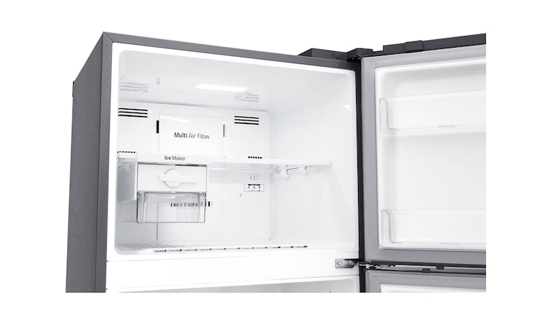 LG No Frost Buzdolabı  438 Litre  70cm  Genişlik E Enerji Sınıfı Metalik Gri, GC-H502HLHU
