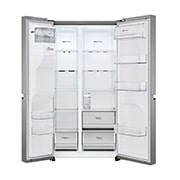 LG 674 Litre Hacimli Buzdolabı Smart Inverter Compressor Özellikli Su Sebilli Gri Renk, GC-L257SLRL