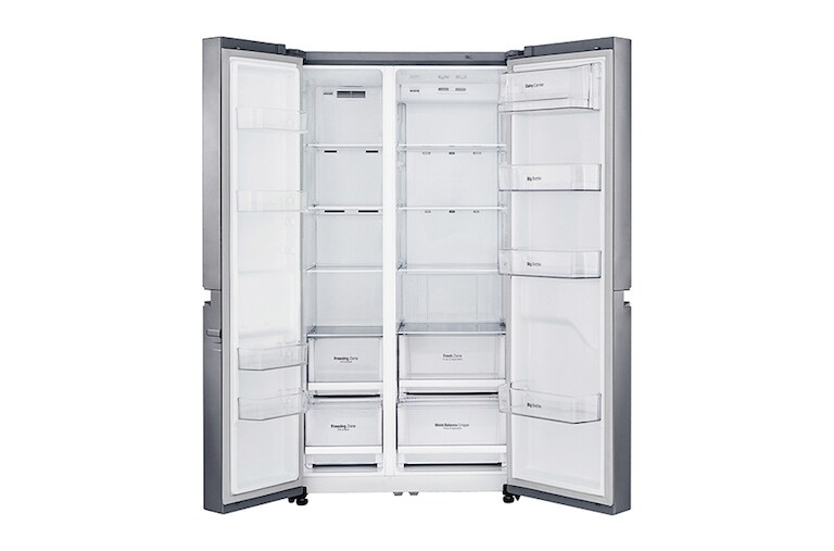 LG A+, Gardırop Tipi, Pratik Kapı™, 687 Litre, 91.2cm Genişlik, No Frost, Inoks, GC-M247CLBV